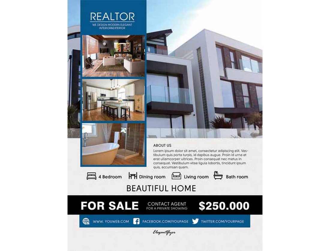 Realtor Real Estate Flyer Template