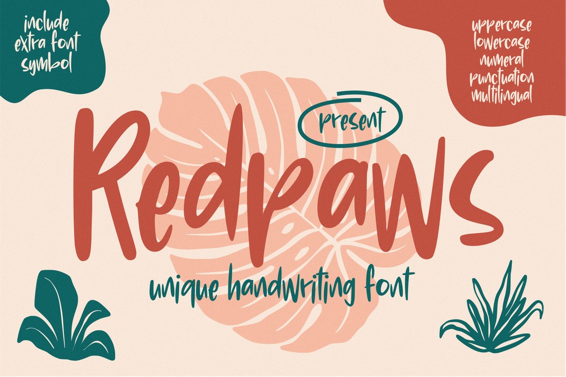 Redpaws - Unique Handwriting Font