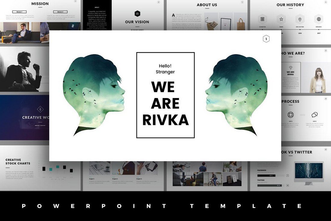 Rivka - Minimal PowerPoint Template
