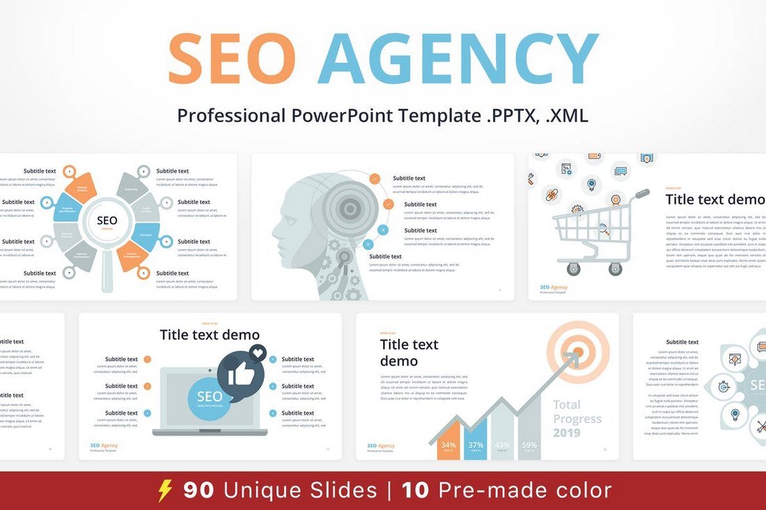 SEO Agency - Animated PowerPoint Template