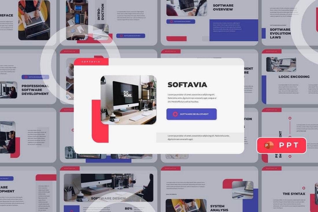SOFTAVIA - SaaS Business Powerpoint Template