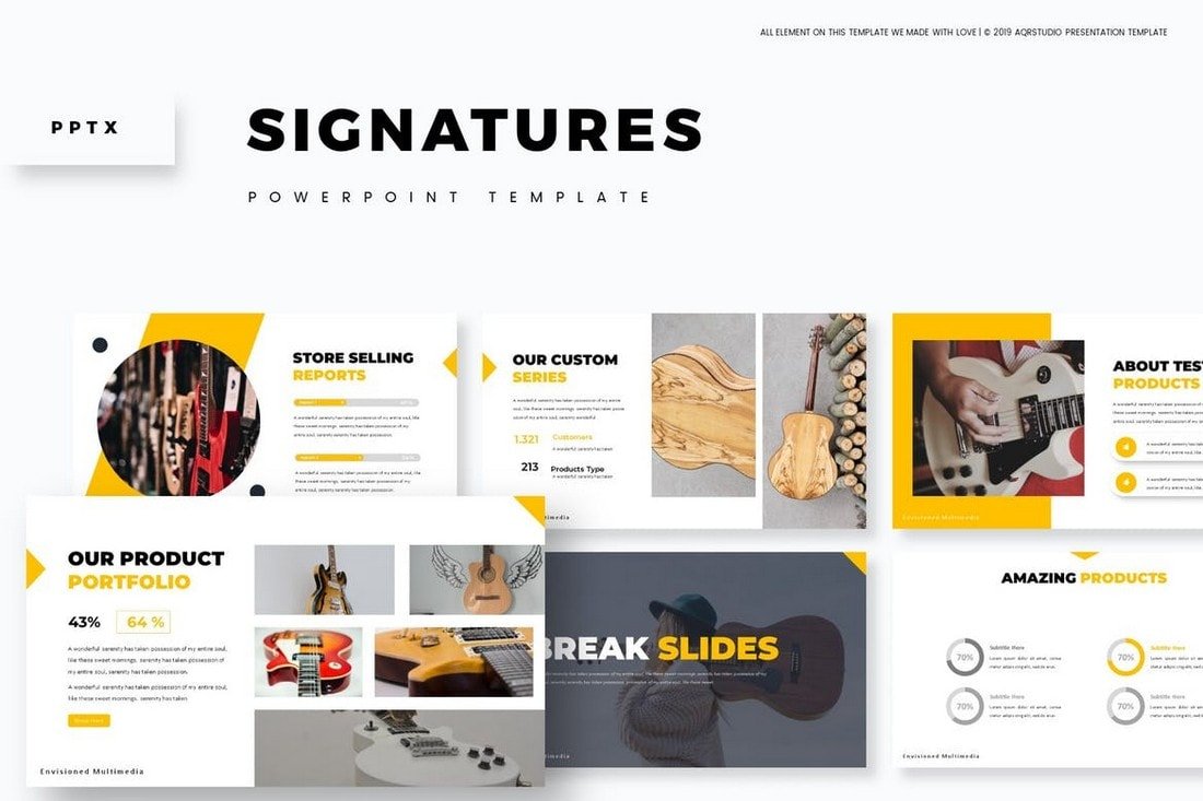 Signatures - Creative Business Powerpoint Template