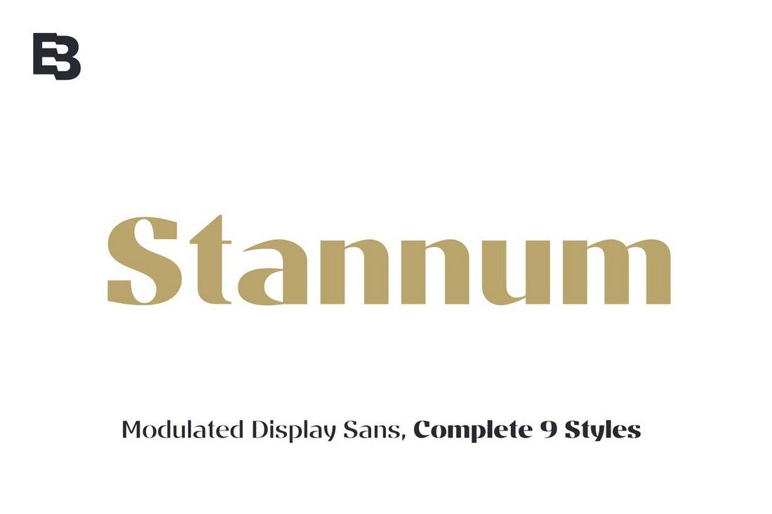 Stannum - Modern Poster Font