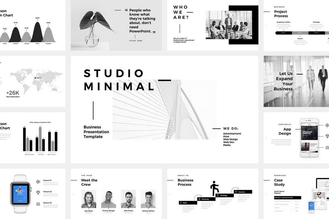 Studio Minimal - PowerPoint Template
