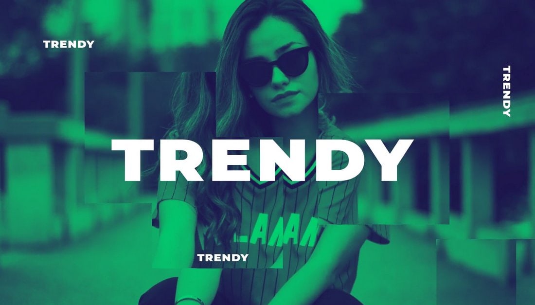 Trendy Typo Opener - Premiere Pro Template