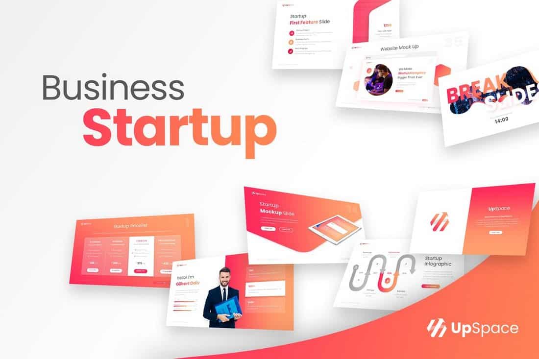 UpSpace- Business Startup PowerPoint Presentation