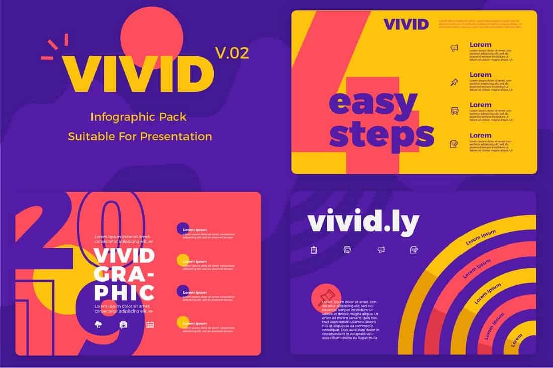 Vivid v2 - Presentation Infographic Templates