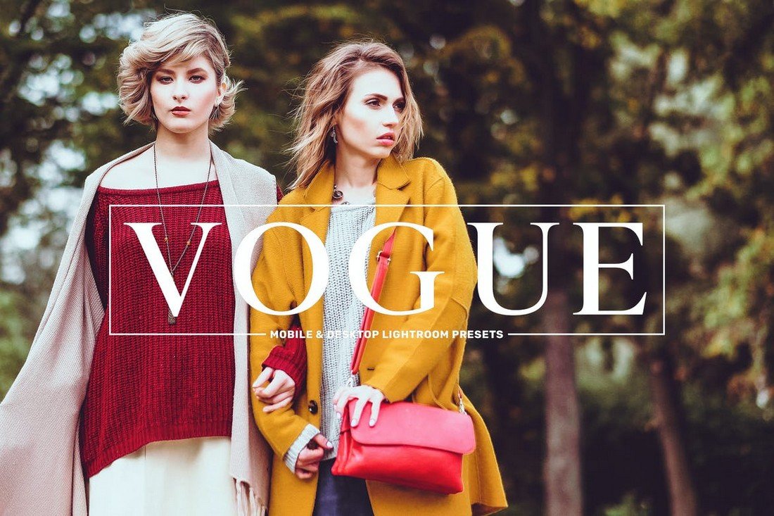 Vogue - Lifestyle Lightroom Mobile Presets