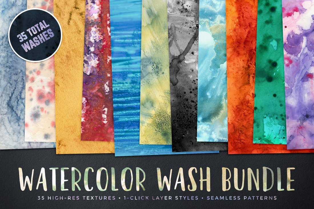 Watercolor Wash Bundle Volume 1