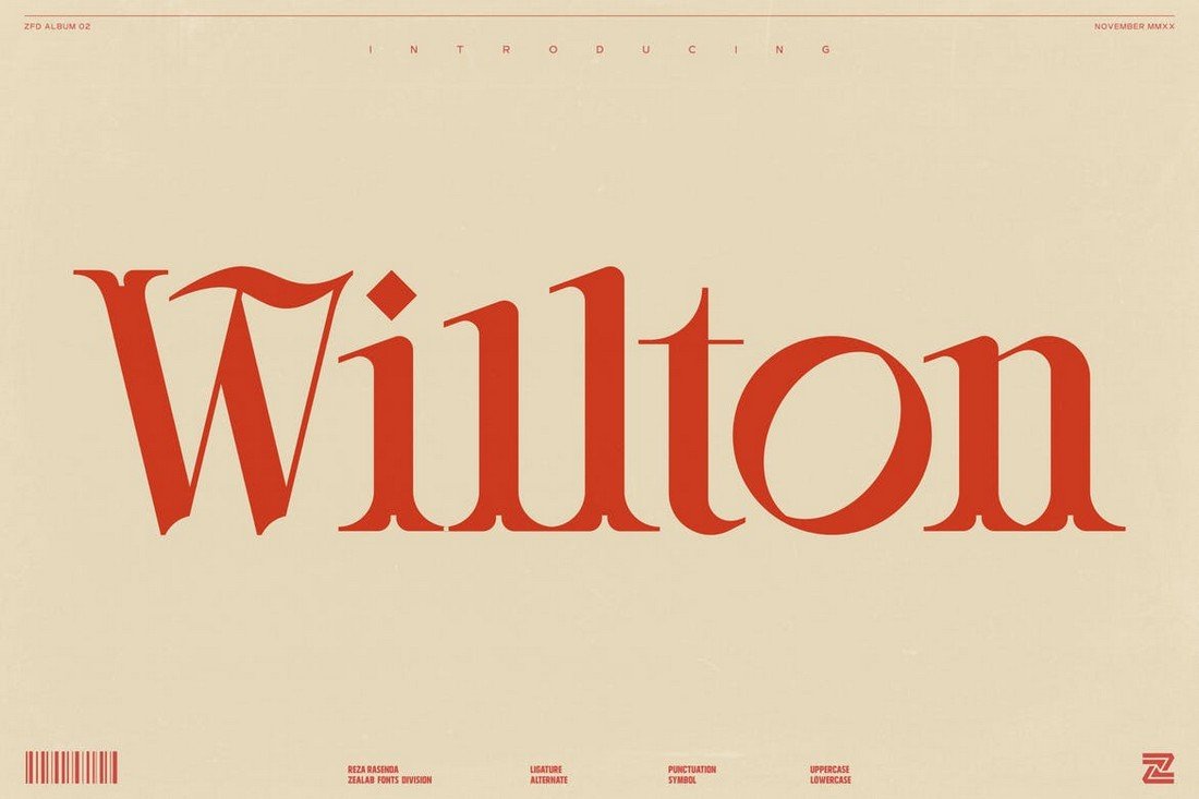 Willton - Elegant Serif Font