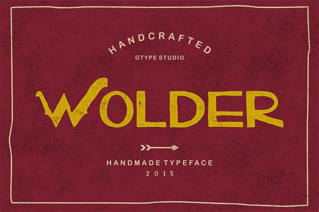 Wolder - Handcrafted Vintage Typeface