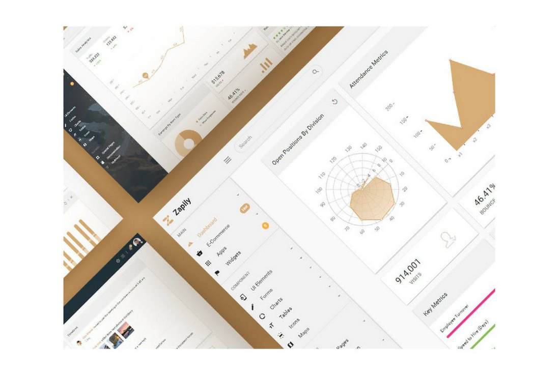 Zapily - Responsive Bootstrap Admin Template