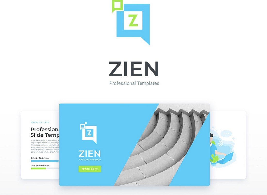 Zien - Free Animated Google Slides Template
