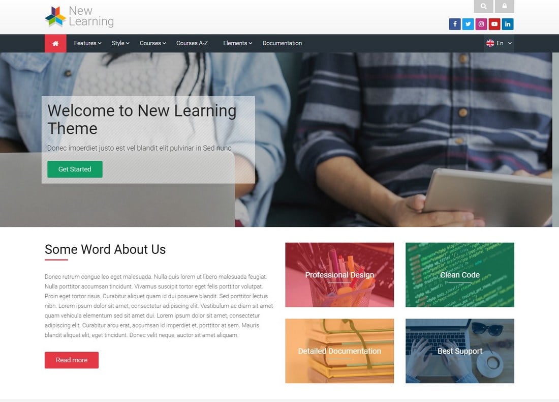 new-learning-moodle-theme
