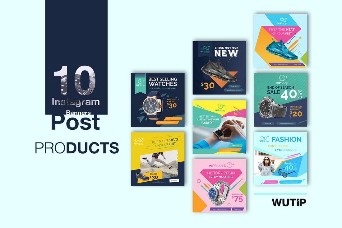 10 Instagram Product Promotion Banner Templates