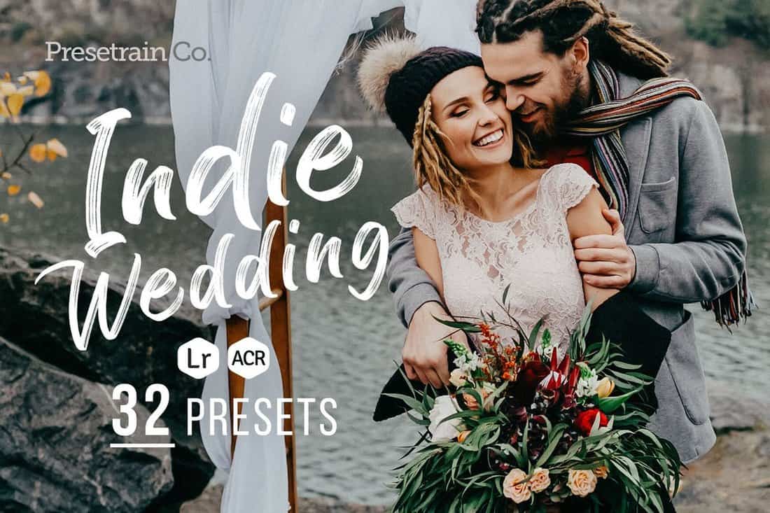 32 Indie Wedding Presets for Lightroom