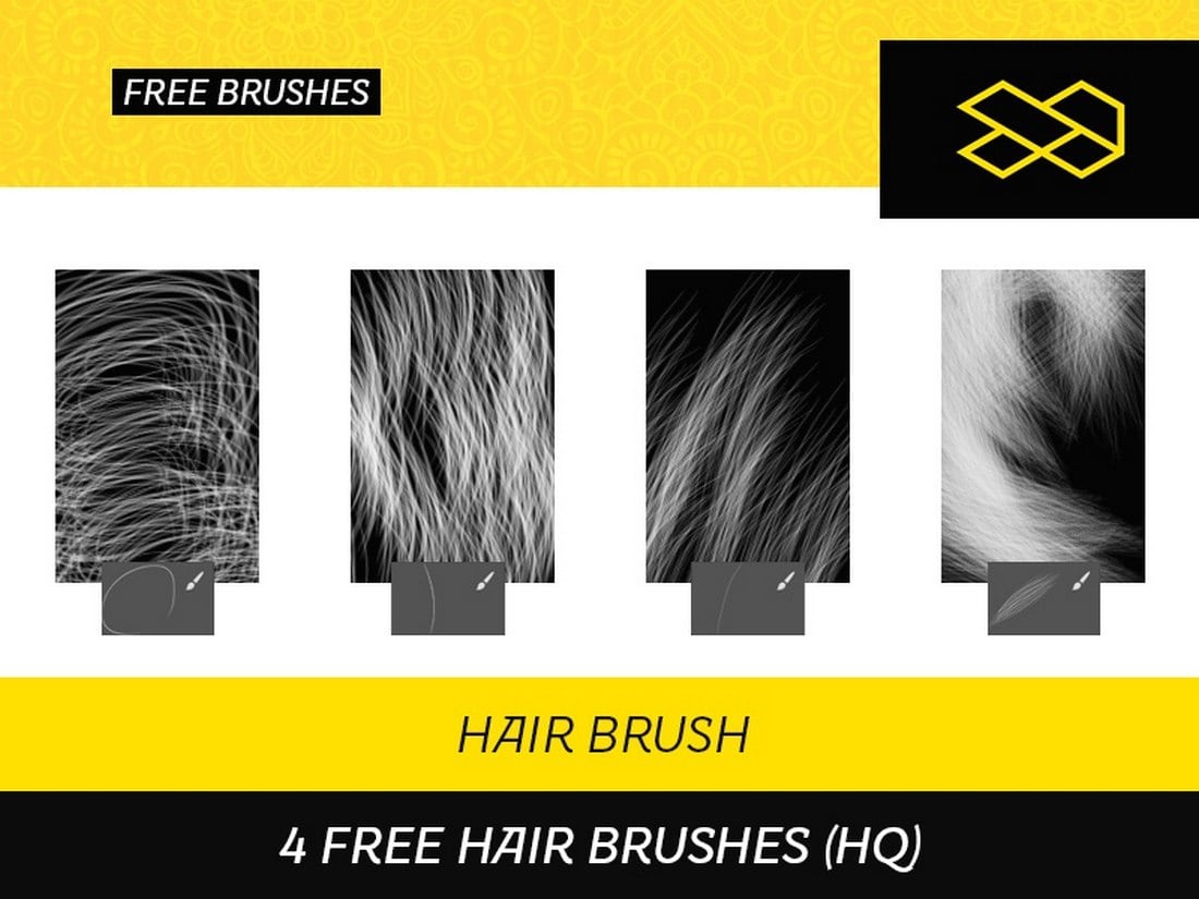 4 Free Hair Brushes