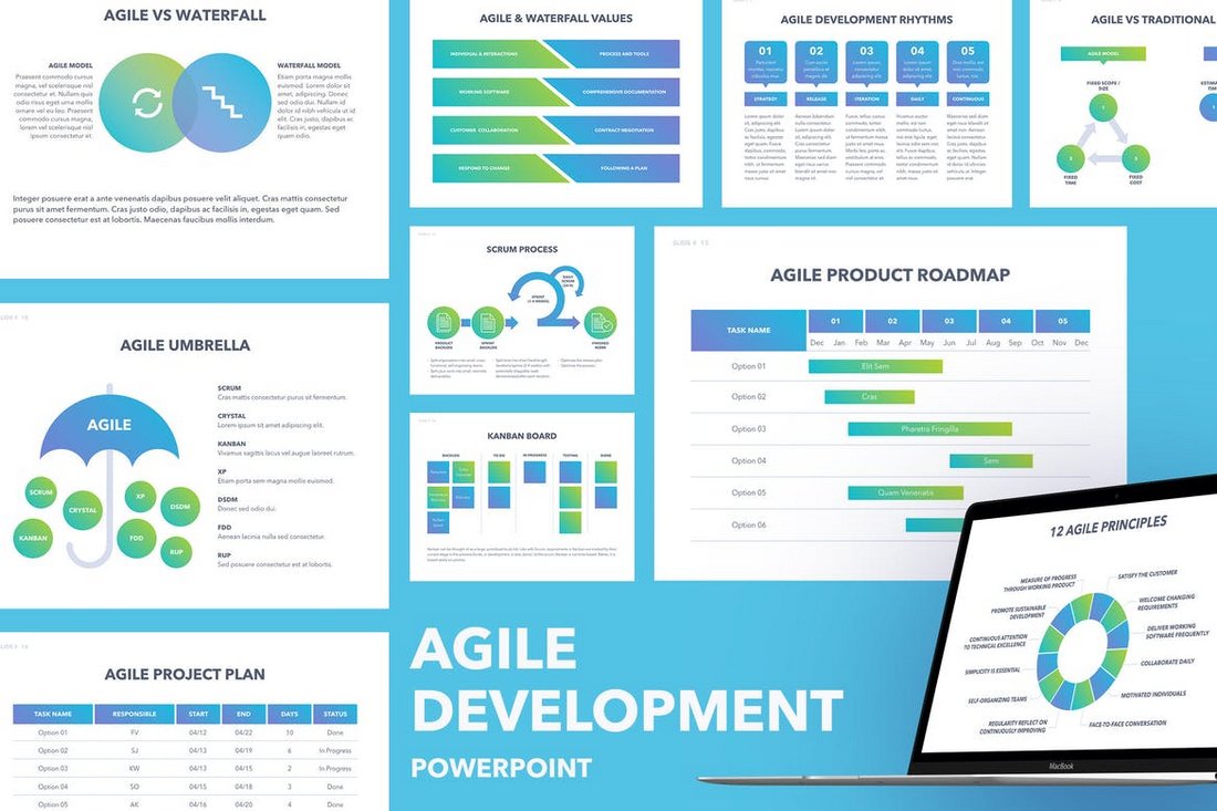 Agile Development - PowerPoint Template