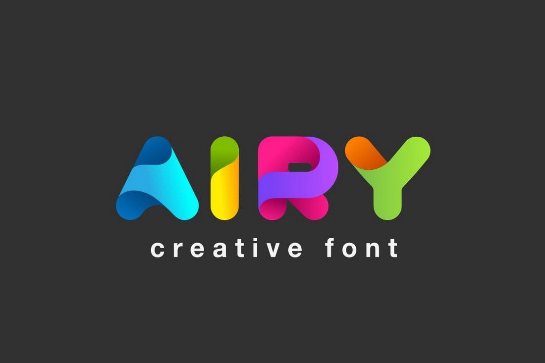 Airy - Decorative Logo Font