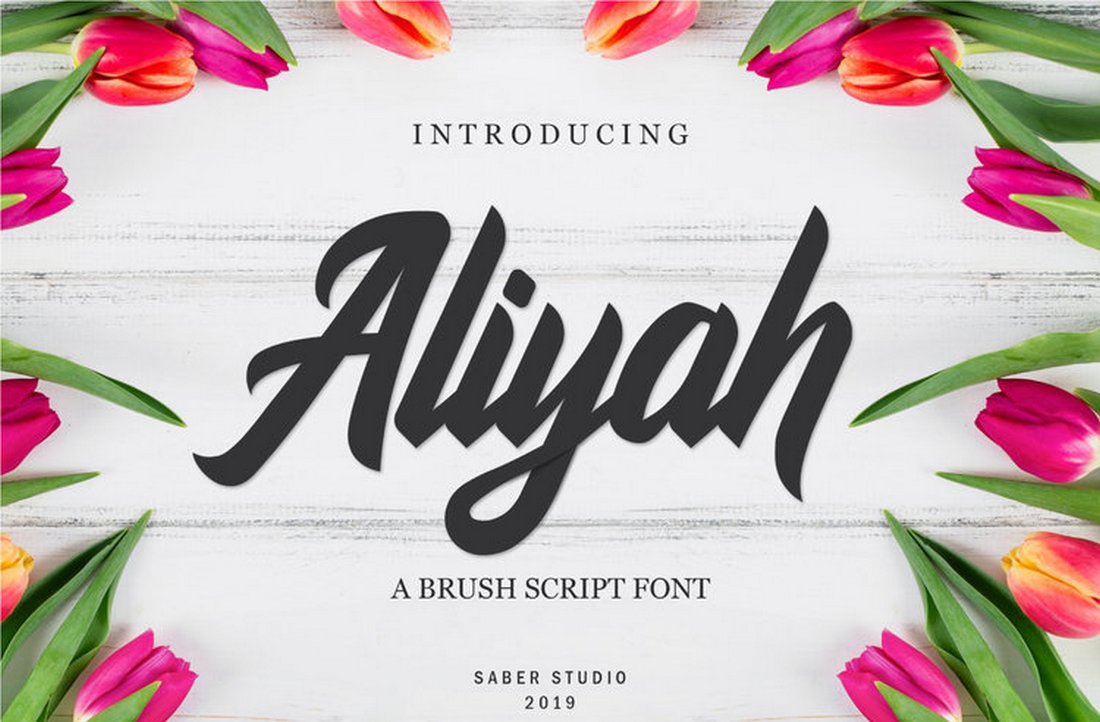 Aliyah - Elegant Script Typeface