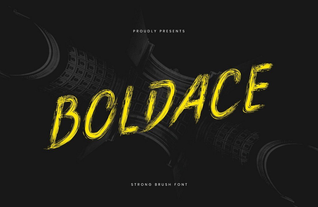 Boldace - Free Decorative Brush Font