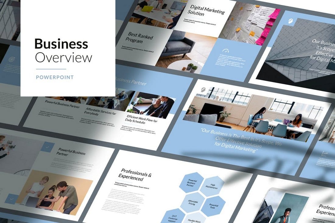 Business Overview - Corporate Powerpoint Template