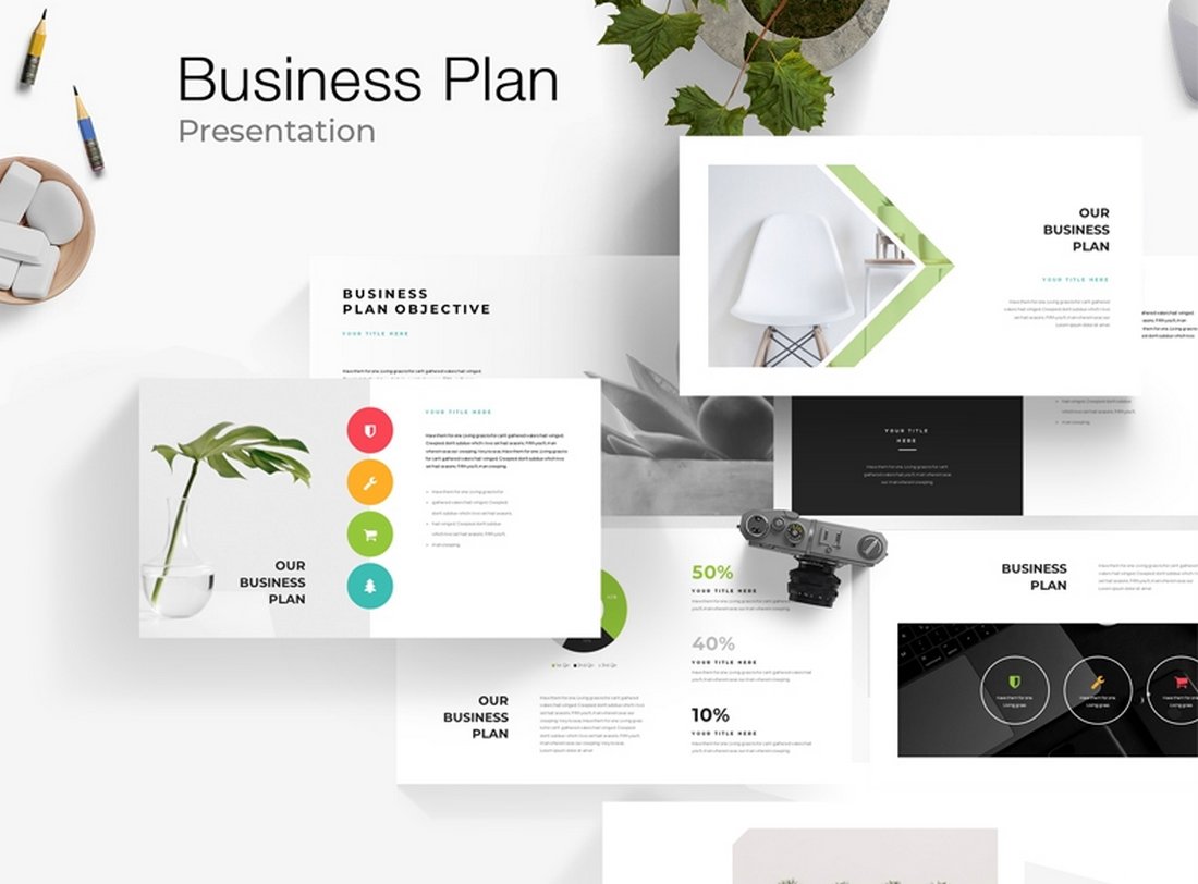 Business Plan - Free PowerPoint Template