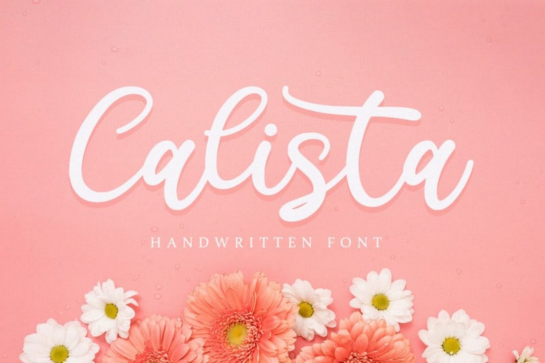 Calista - Free Handwritten Script Font