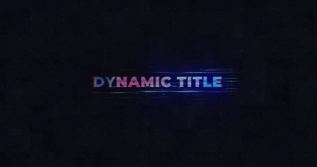 Cinematic 80's Style Free After Effects Title Template