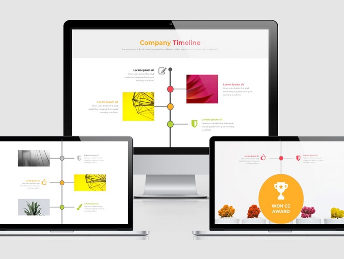 Creative Timeline Powerpoint Template