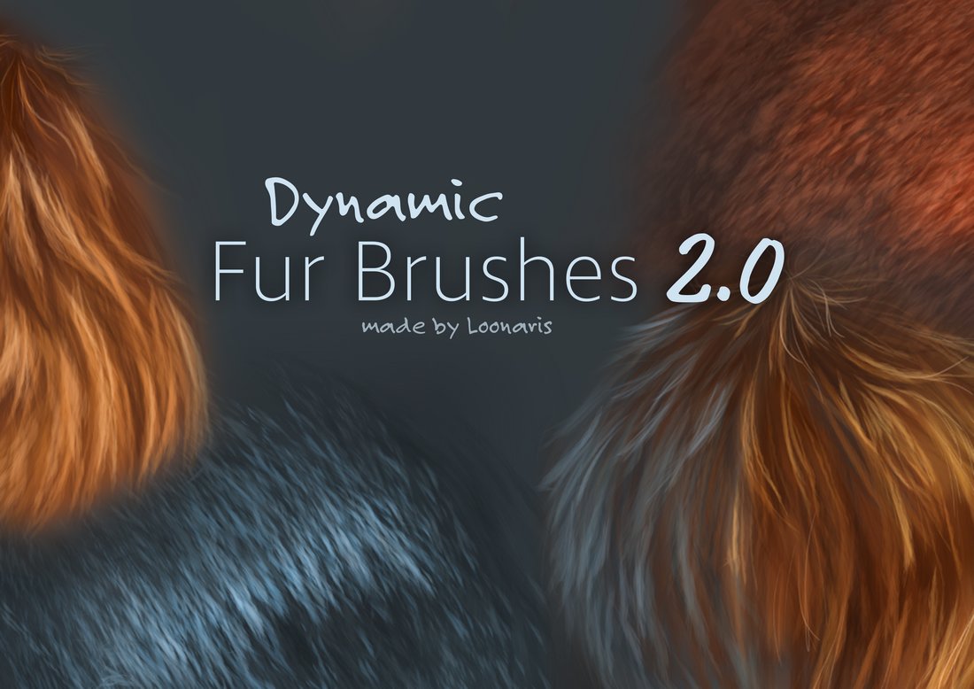 Dynamic Fur Free Photoshop Brushes