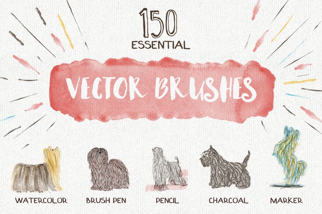 Essential Vector Brushes for Illustrator