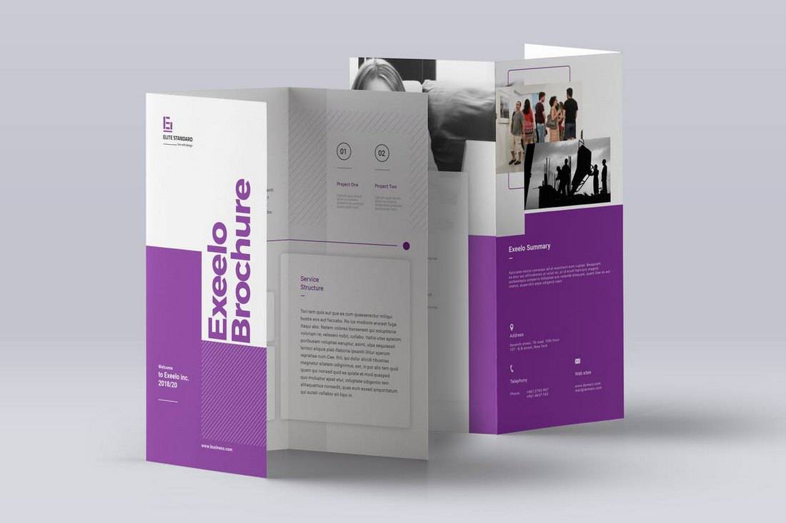 Exeelo Trifold Brochure Template
