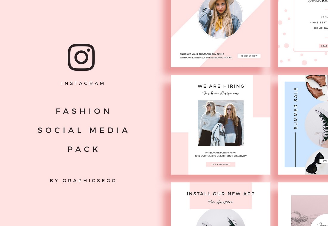 Free Fashion Instagram Banner Template