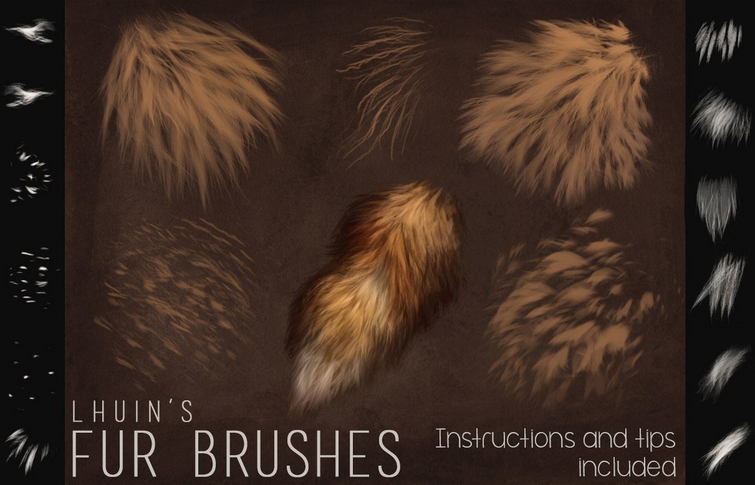 Free Fur Brushes for Photoshop