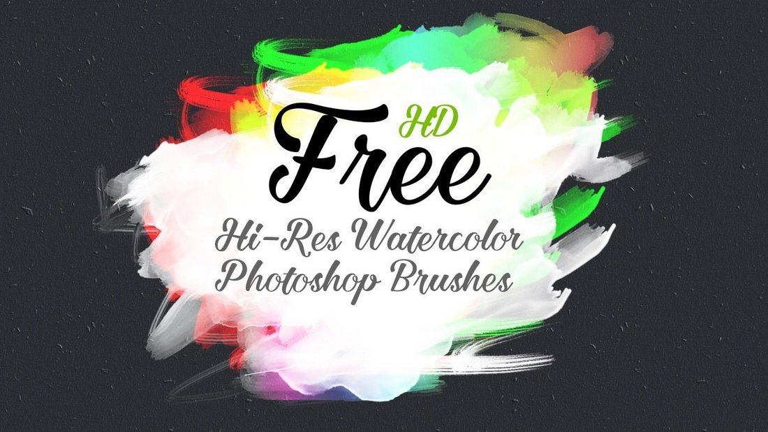 Free HD Watercolor Photoshop Brush