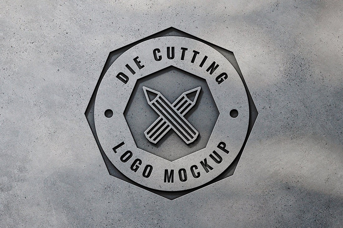 Free Manufacture Logo Mockup