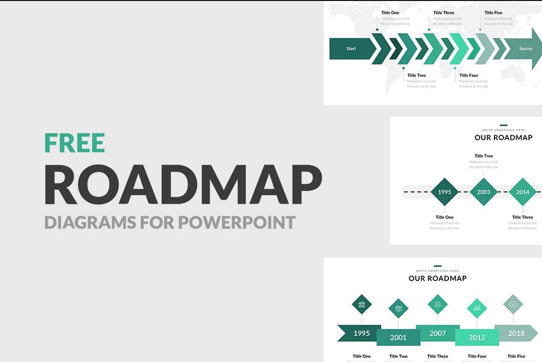 Free Roadmap Diagrams for PowerPoint