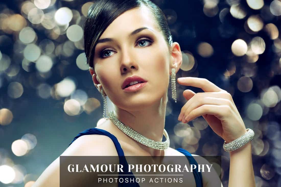 Glamour Photography - Portrait Photoshop Actions