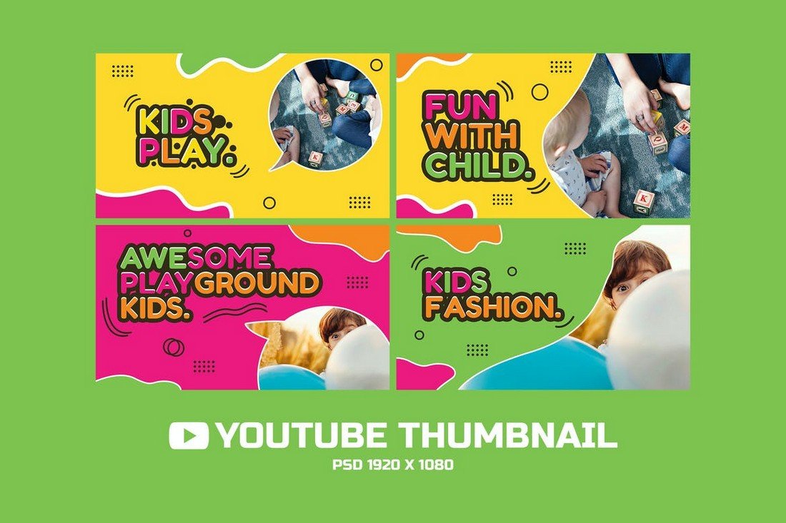 Kids Play - YouTube Thumbnails for Kids Channels