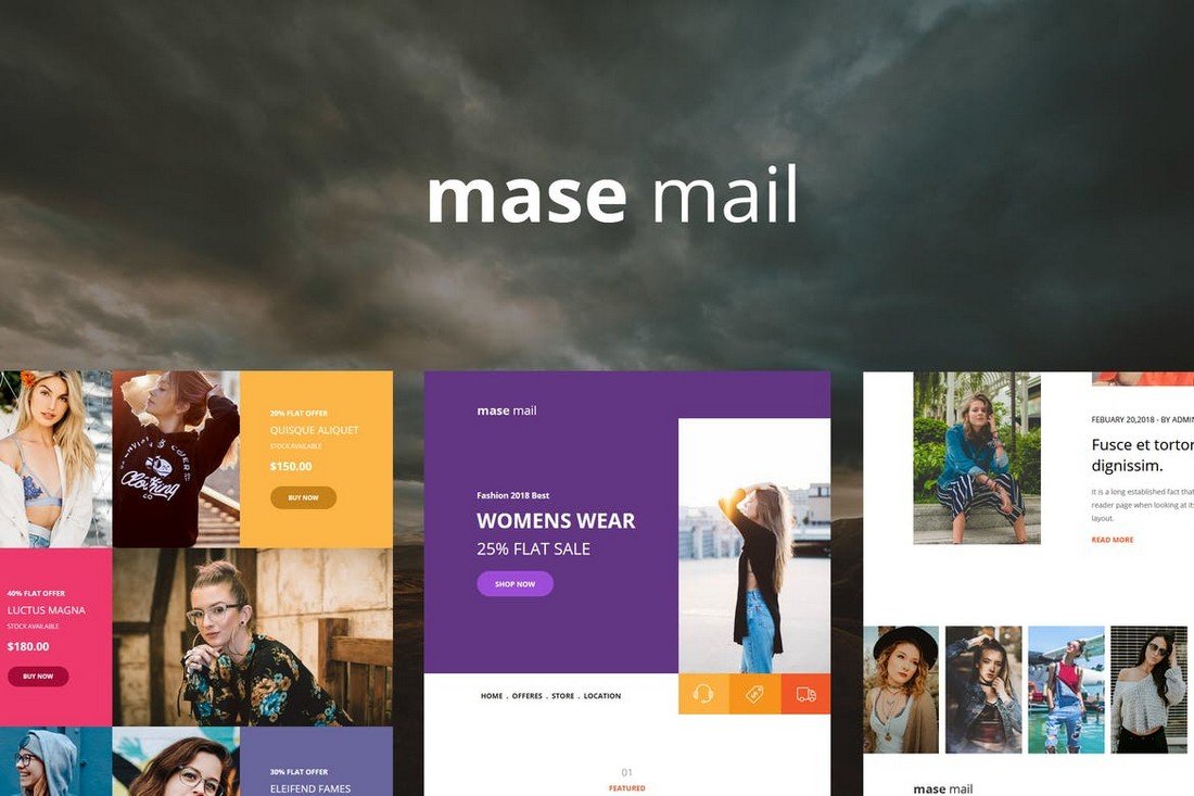 Mase Mail - Responsive E-mail Template