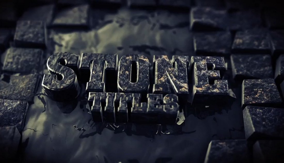 Masonry Title After Effects Template
