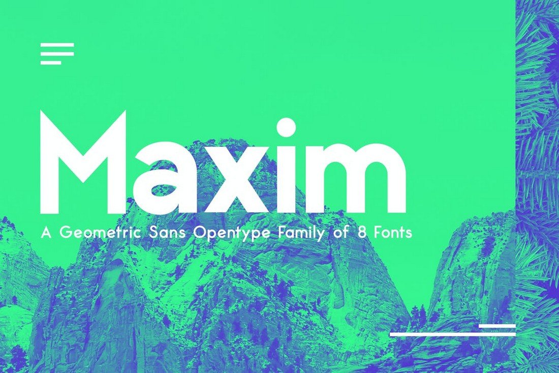 Maximus Sans - Geometric Sans Family
