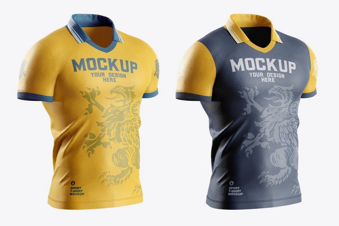 Men’s Sports Tshirt Mockup Template