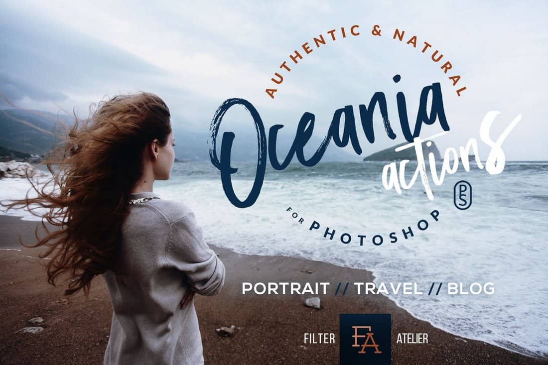 Oceania - Portrait Photoshop Actions