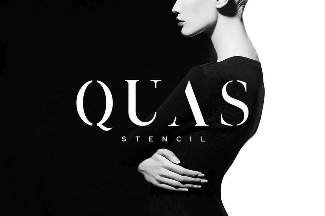 Quas Stencil - Luxury Font