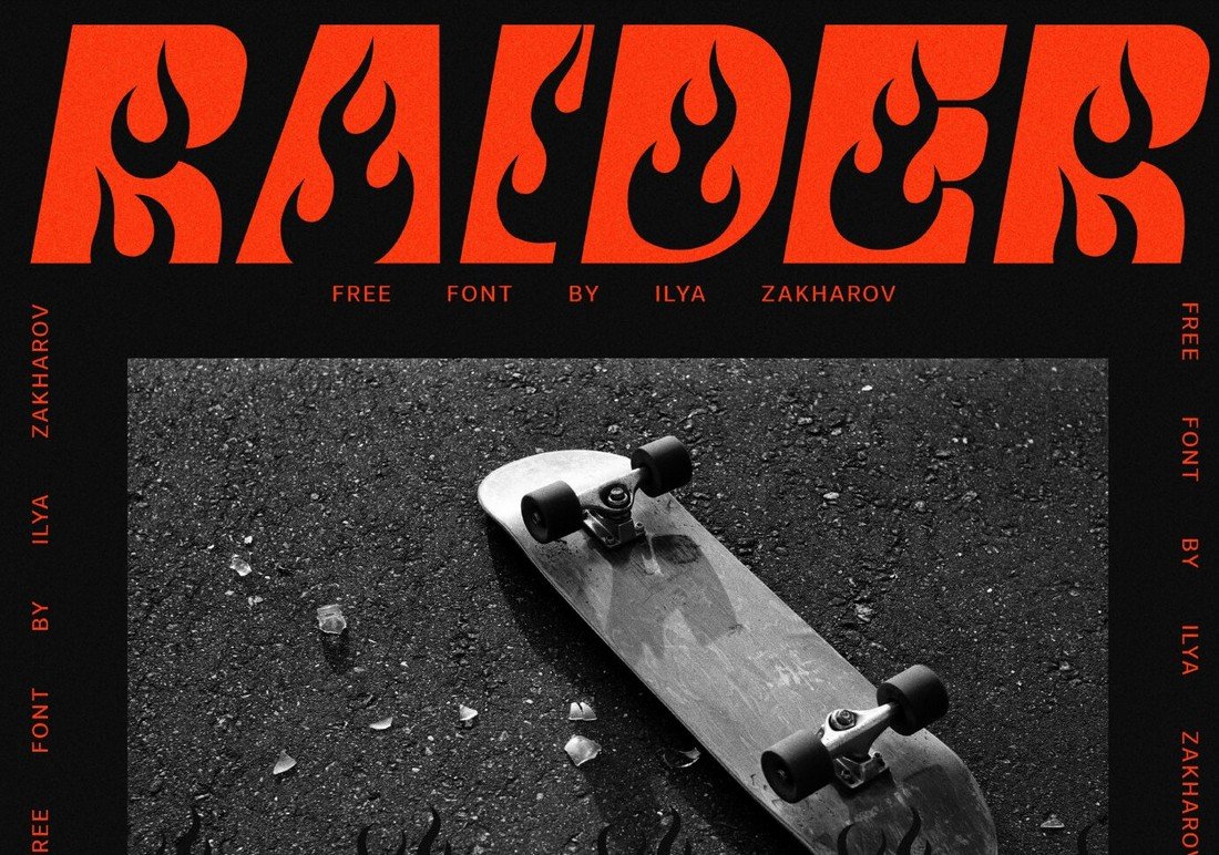 Raider - Free Decorative Font