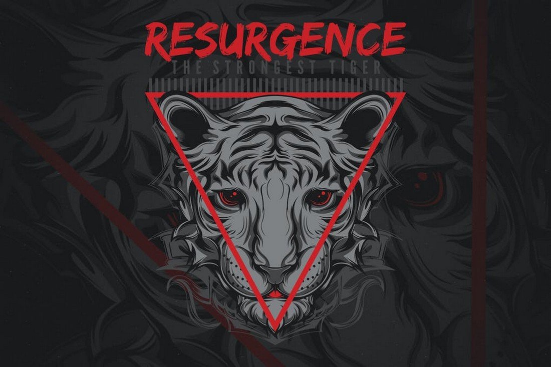 Resurgence - Cool Custom T-Shirt Design