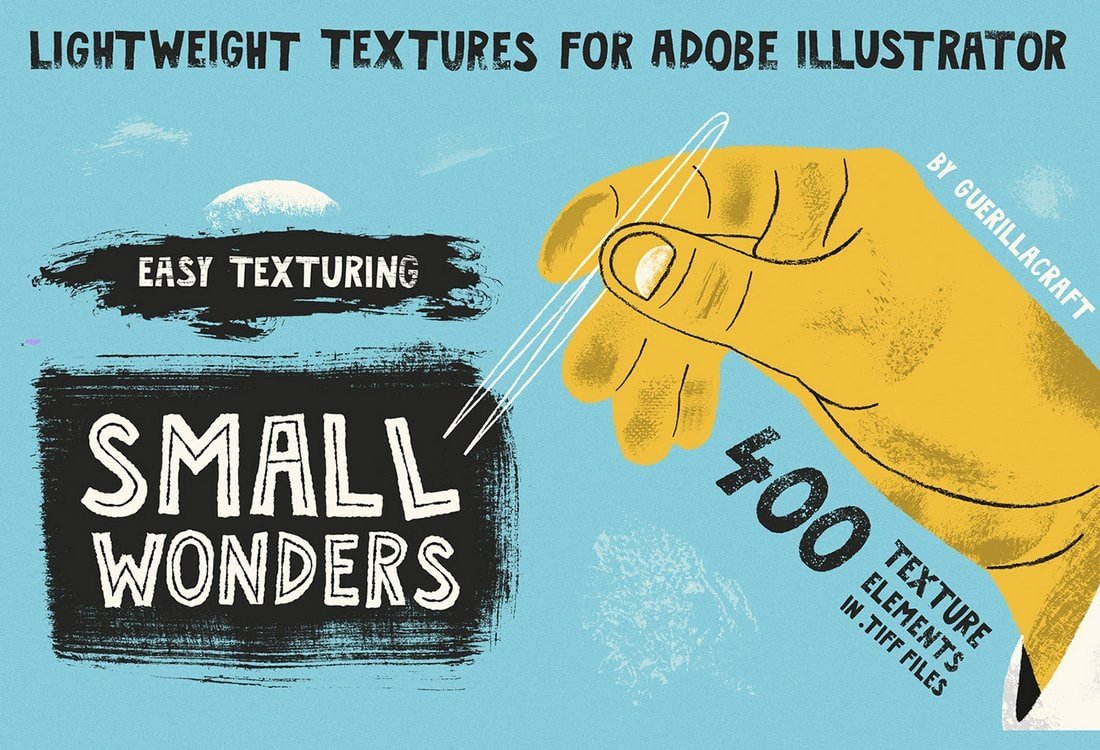 Small Wonders - Free Texture Illustrator Brushes