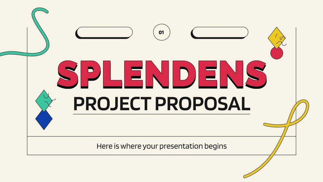 Splendens - Free PowerPoint Project Proposal Template